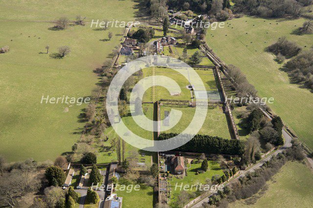 Kitchen garden at Bulstrode Park, Gerrards Cross, Buckinghamshire, 2018 Creator: Historic England Staff Photographer.