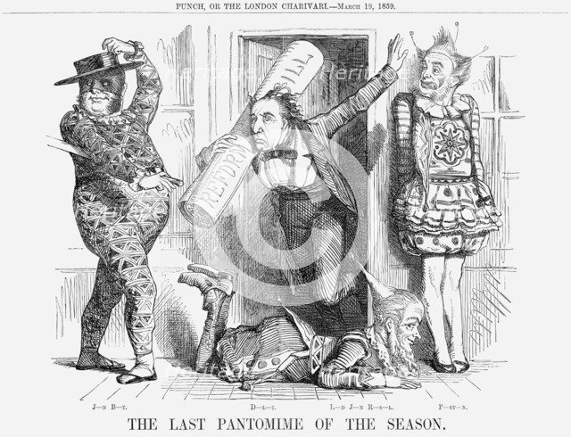 'The Last Pantomime of the Season', 1859. Artist: Unknown