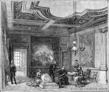 The Royal Visit to Edinburgh: Evening Drawing Room, Holyrood Palace, 1881.  Creator: Unknown.