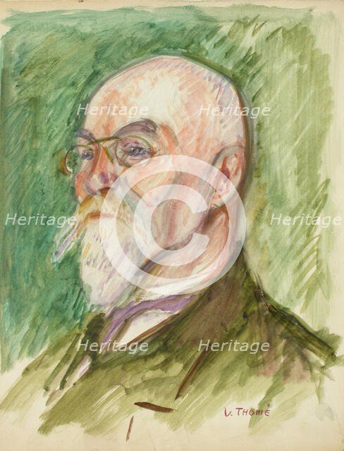 Sketch for a Portrait, c1910s. Creator: Verner Thome.