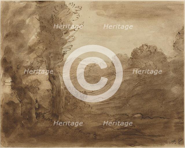 Footpath in Burgundy. Creator: Alphonse Legros.