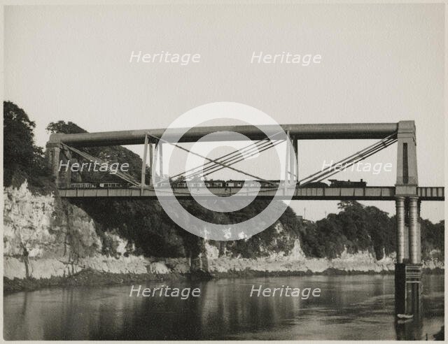 Chepstow Rail Bridge, Tidenham, Forest of Dean, Gloucestershire, 1951. Creator: JR Uppington.