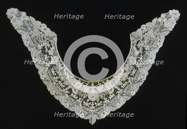 Collar, Belgium, 1860s. Creator: Unknown.