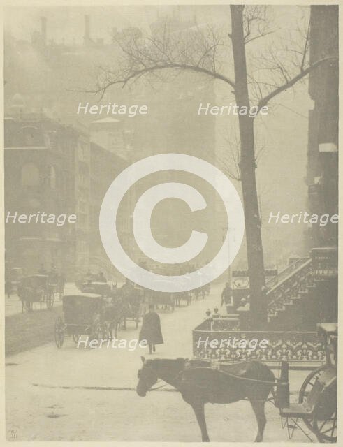 The Street, Fifth Avenue, 1900/01, printed 1903/04. Creator: Alfred Stieglitz.