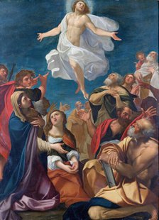 Ascension of Christ, c1640. Creator: Jacopo Cavedone.