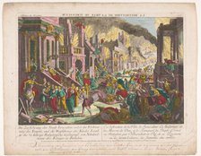 The destruction of the city of Jerusalem, 1755-1779. Creator: Unknown.