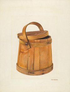 Maple Sugar Bucket, c. 1940. Creator: Chris Makrenos.