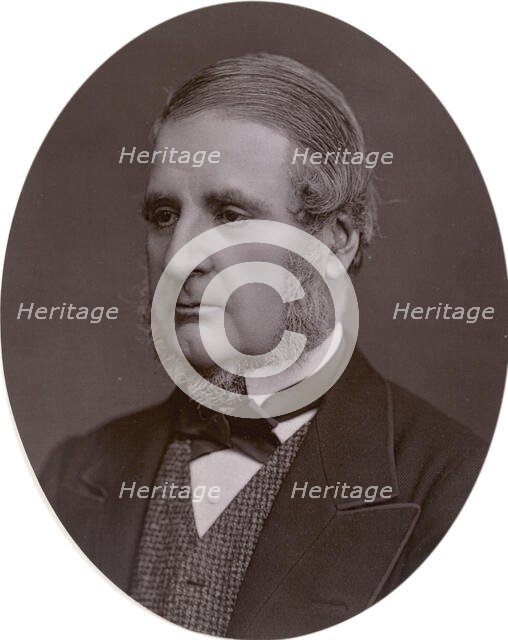 Edward Matthew Ward, historical painter, 1878. Creator: Lock & Whitfield.