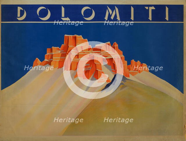 Dolomiti, 1910s-1920s. Creator: Anonymous.