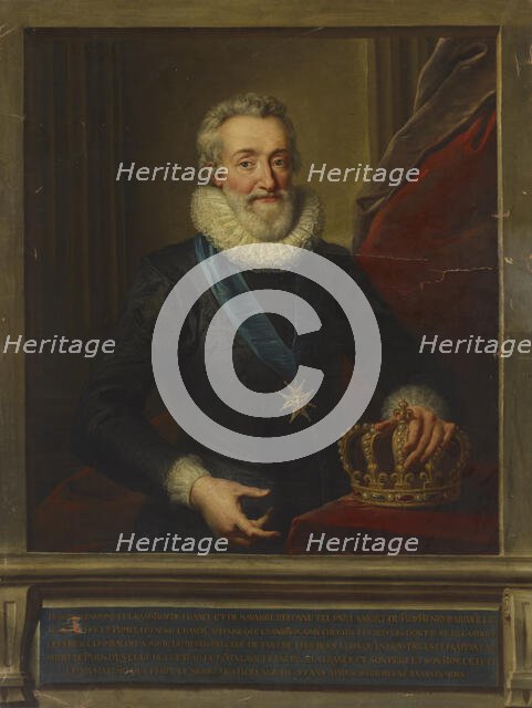 Henry IV, King of France, c1600. Creator: Frans Pourbus the Younger.