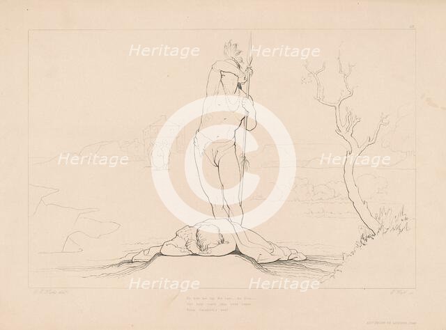 Gertrude of Wyoming, plate 13, 1846. Creator: Edward Webb.