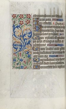 Book of Hours (Use of Rouen): fol. 67v, c. 1470. Creator: Master of the Geneva Latini (French, active Rouen, 1460-80).