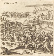 The Entry into Jerusalem, probably c. 1576/1580. Creator: Leonard Gaultier.