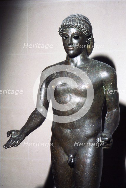 Apollo, Greek Bronze. circa early 5th century BC Artist: Unknown.
