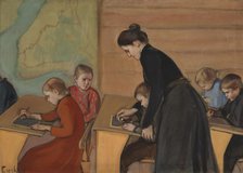 Elementary School, 1899. Creator: Magnus Enckell.