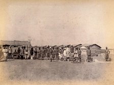 The Machi Meani camp, operated by the Karachi Plague Committee, India, 1897. Creator: Unknown.