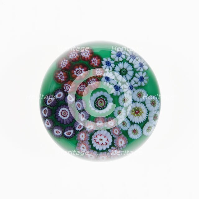 Paperweight, France, c. 1845/60. Creator: Clichy Glassworks.