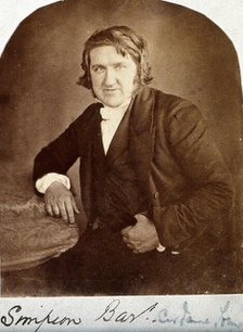 Sir James Young Simpson. Creator: J. G. Tunny.