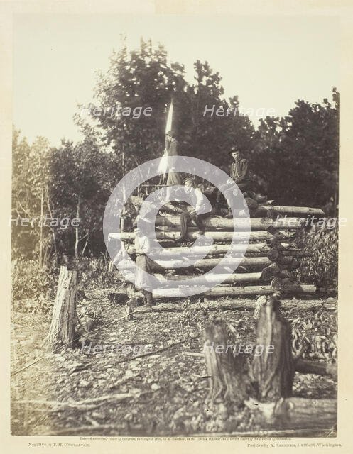 Signal Tower on Elk Mountain, Maryland, September 1862. Creator: Alexander Gardner.