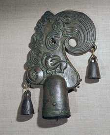 Bronze Scythian pole-top in the early style with later developments. Artist: Unknown