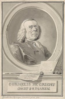 Portrait of Cornelis de Grient, 1775. Creator: Gerard van Nijmegen.