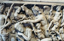 Roman sarcophagus with the legend of Selene and Endymion, 230-235 AD. Artist: Unknown