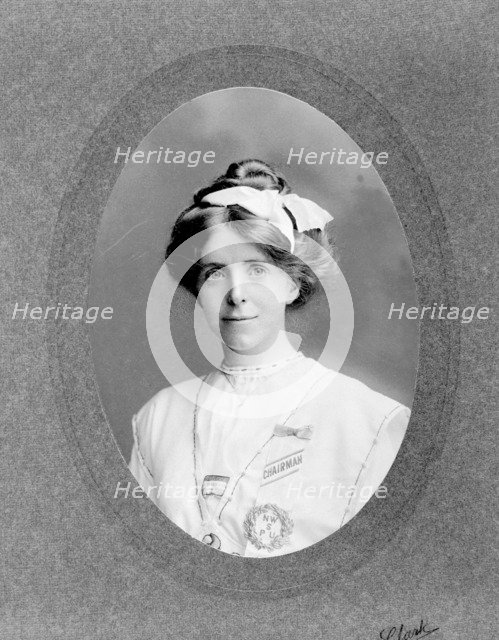 Annie Kenney, 1908. Artist: Unknown