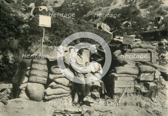 Australian troops in Turkey, First World War, 1915, (c1920). Creator: Unknown.