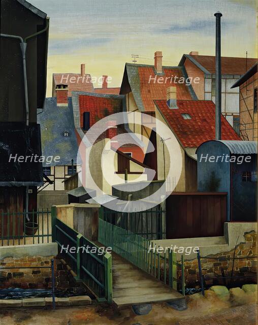 At the Abzucht (in Goslar), 1932. Creator: Rudolf Wacker.