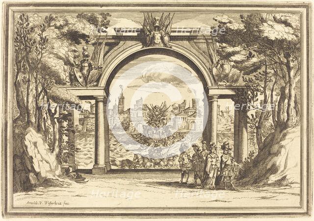 Il Greco in Troia: Plate 1. Creator: Arnold van Westerhout.