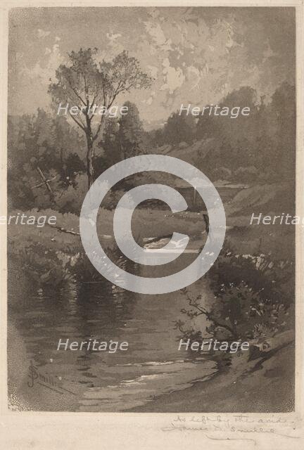 An Old Dam Near Montrose, 1891. Creator: James David Smillie.