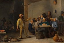 Peasants Celebrating Twelfth Night, 1635. Creator: David Teniers II.