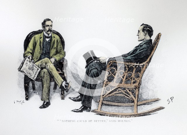 ''Nothing could be Better'' said Holmes', 1893. Artist: Sidney E Paget