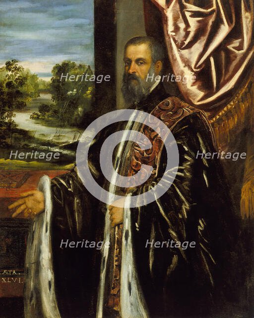 Portrait of Marino Grimani, 1578. Creator: Jacopo Tintoretto.