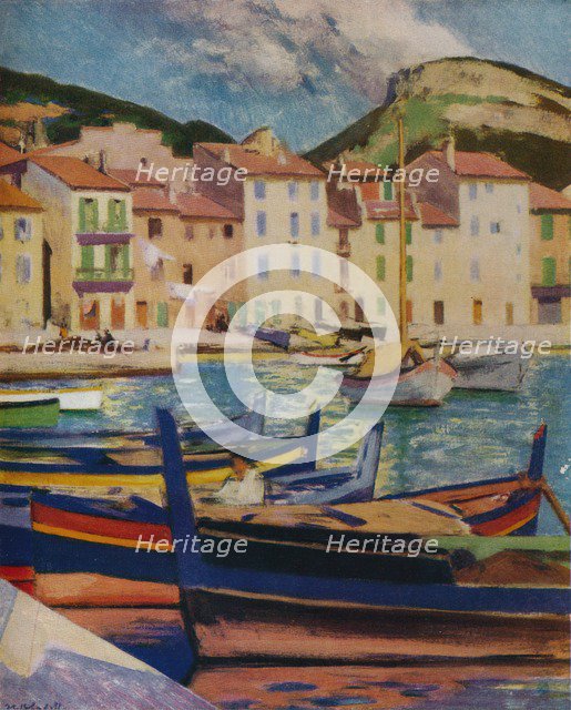 'The Harbour, Cassis', c1924 (1932). Artist: Francis Campbell Bolleau Cadell.