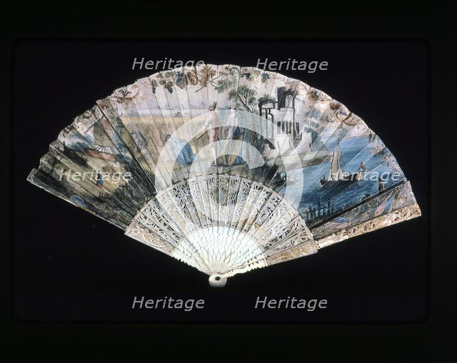 Fan, France, 18th century. Creator: Unknown.