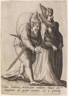 Vitia hominem monstrosum..., 1597. Creator: Robert Boissard.