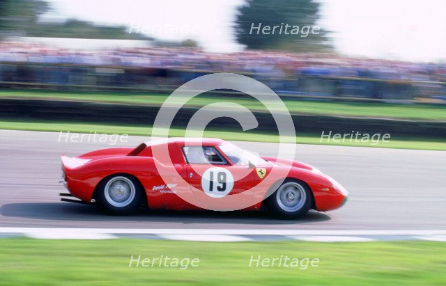 Ferrari races,1998 Goodwood revival. Artist: Unknown.