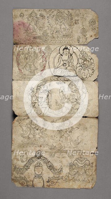 Book of Iconography (image 1 of 2), c1800. Creator: Unknown.