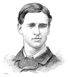 The Universities' Boat-Race: the Oxford crew, 1881.  Creator: Unknown.