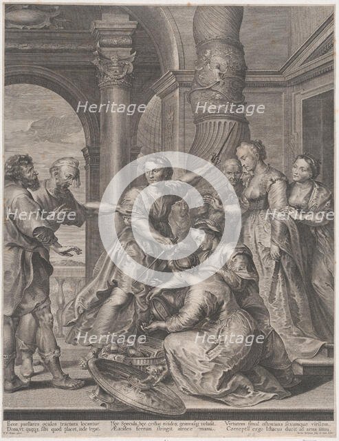 Achilles and the daughters of Lycomedes, ca. 1620-26., ca. 1620-26. Creator: Nicolaes Ryckmans.