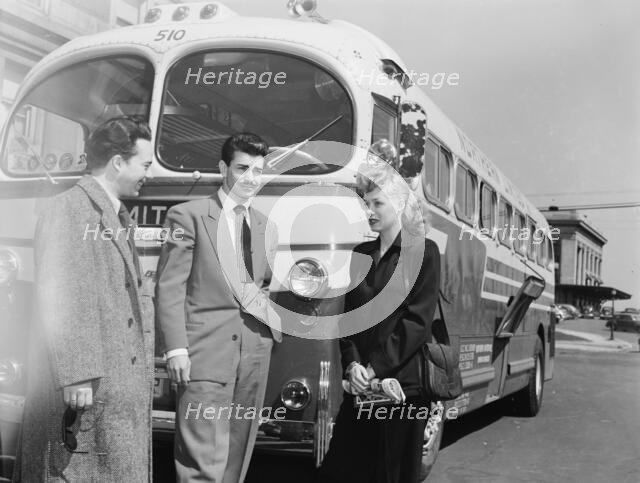 Portrait of Chico Alvarez and June Christy, 1947 or 1948. Creator: William Paul Gottlieb.