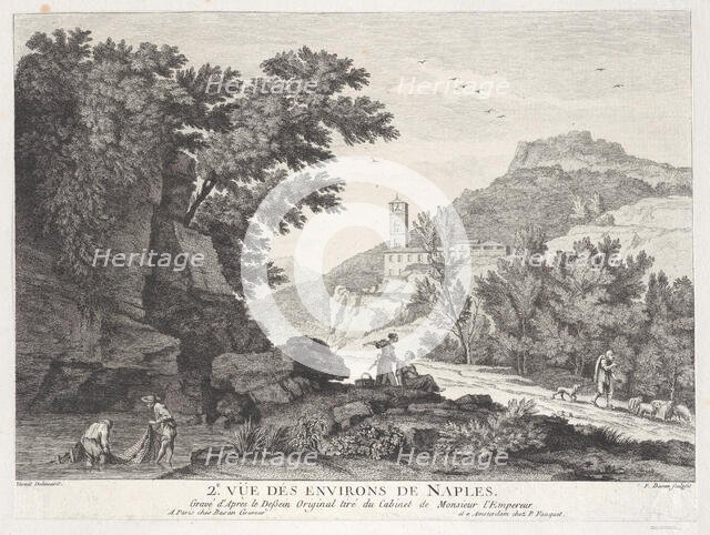 Deuxieme Vue des Environs de Naples, ca. 1765. Creator: Pierre François Basan.