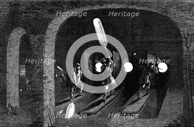 Manufacture of Glass for "The Crystal Palace"...Birmingham, 1850. Creator: S Read.