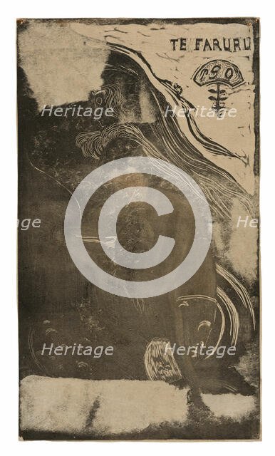 Te faruru (Here We Make Love), from the Noa Noa Suite, 1893–94. Creator: Paul Gauguin.