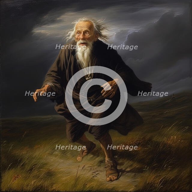AI IMAGE - King Lear, 2023. Creator: Heritage Images.