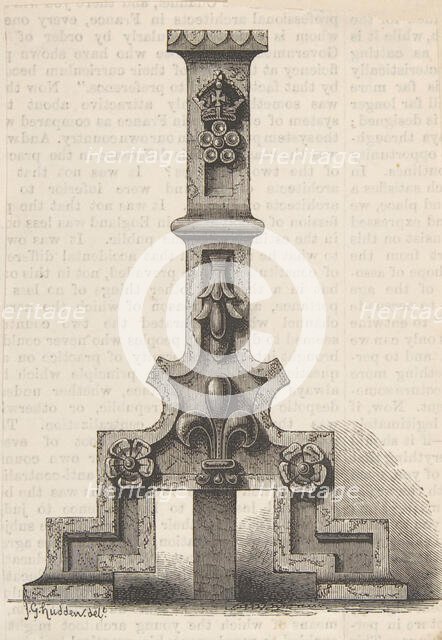 Fire Dogs which belonged to King Henry VIII, formerly found at Leeds C..., second half 19th century. Creator: Anon.