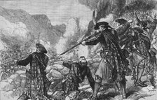 'The Battle of  Glenshiel', 10 June 1719, (c1880). Artist: Unknown.