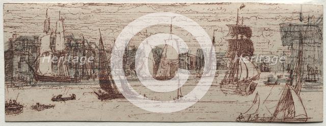 A Sketch Off Greenwich. Creator: Francis Seymour Haden (British, 1818-1910).