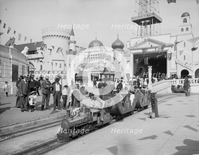 The Miniature railway, Coney Island, N.Y., c1905. Creator: Unknown.